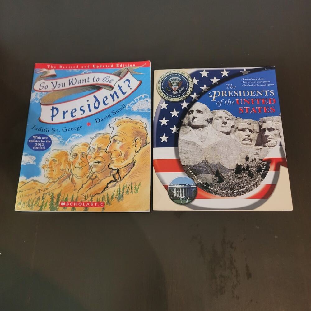 Set Of Books So You Want To Be President? Presidents Of The US Turn To Learn